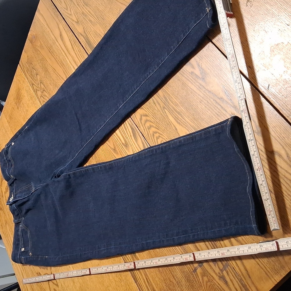 Quince Dark Blue Straight-Leg Jeans